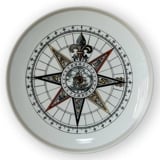 1972 Royal Copenhagen Compass plate,
