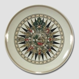 1974 Royal Copenhagen Compass plate,