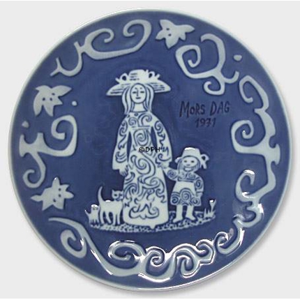 1971 Royal Copenhagen Mother's Day plate, American Mother