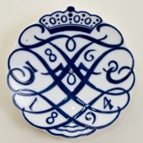 1869-1894 Royal Copenhagen Memorial plate