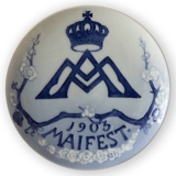 1903 Royal Copenhagen Mindeplatte, Maifest 1903