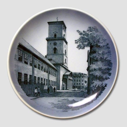 Plate with Copenhagen Cathedral, Royal Copenhagen
