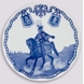 1762-1912 Royal Copenhagen Memorial plate, GARDEHUSAR REGIMENTET 1762-1912.