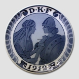 1912 Royal Copenhagen Gedenkteller, DKF