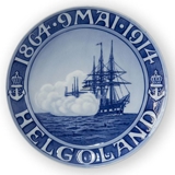 1849-1914 Royal Copenhagen Mindeplatte, Helgoland-platte