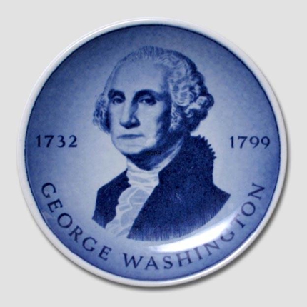 Royal Copenhagen Plaquette no. 175, George Washington, US Presidents