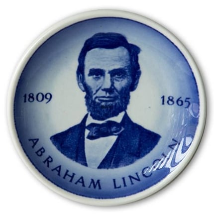 Royal Copenhagen Plakette Nr. 177, Abraham Lincoln, US-Präsidenten