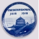 1818-1918 Royal Copenhagen Memorial plate, 1818 -FREDERIKSHAVN 1918.