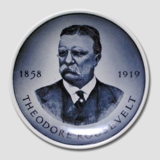 Royal Copenhagen Plaquette nr. 178, Theodore Roosevelt