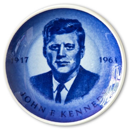Royal Copenhagen Plakette Nr. 180, John F. Kennedy, US-Präsidenten