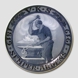 1819-1919 Royal Copenhagen Memorial plate, Odd Fellow plate, SEMPER ARDENS