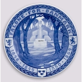 1848-1849 1850-1864 Royal Copenhagen Memorial plate, FALDNE FOR DANMARK 1848 - 1849 - 1850 - 1864 ( Fallen for Denmark 1848-1849, 1850, 1864