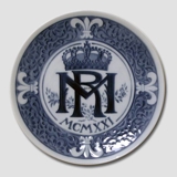 1921 Royal Copenhagen Memorial plate, MR MCMXXI