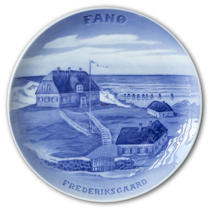 1933 Royal Copenhagen Memorial plate, Fanoe plate, FREDERIKSGAARD FANØ.