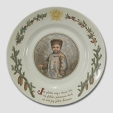 Peters jul Christmas plate no. 1, Royal Copenhagen