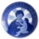 Madonna with the Child 1908, Royal Copenhagen Christmas plate with defect (see photo)