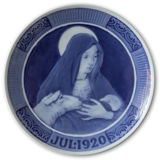 The Virgin Mary with Baby Jesus 1920, Royal Copenhagen Christmas plate
