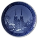 The cathedral in Roskilde 1936, Royal Copenhagen Christmas plate