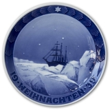 1939 Christmas plate with German text