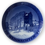 1941 Christmas plate with German text