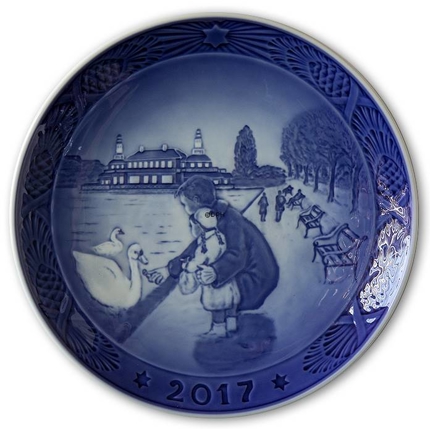 By the lakes 2017, Royal Copenhagen Christmas plate