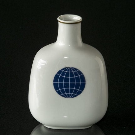 Vase mit blau Globe, Royal Copenhagen Nr. 4646