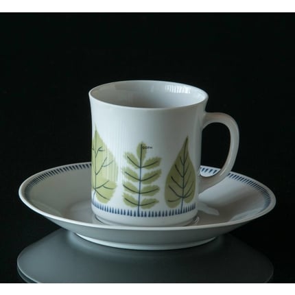 Karlskrona Sylvia coffee set, cup with saucer