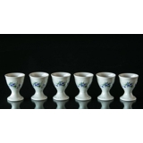 Egg cup with flower, set of 6 pcs.