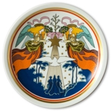 1978 Arzberg Christmas Plate The Three Magi are led by the Star over Bethlehem
