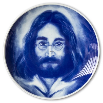 Gedenkteller von John Lennon 1940-1980 von John Heine