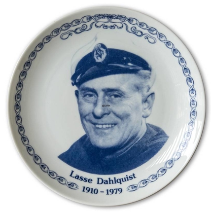 Hansa Commemorative Plate of Lasse Dahlquist 1910-1979
