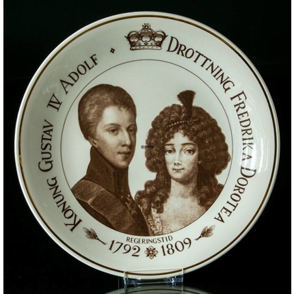 Svenske kongepar Gustav IV Adolf og Fredrika Dorotea 1792-1809