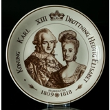 Schwedische königliche Paare Karl XIII und Hedvig Elisabet 1809-1818