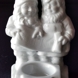 Hvide Julemænd / julefigur til fyrfadslys (velegnet til porcelænsmaling)