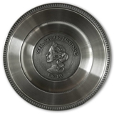 Scandia Pewter Sofia 1836-1913 Queen of Sweden plate