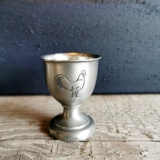 1977 Scandia Pewter Egg Cup, Leghorn