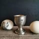1980 Scandia Pewter Egg Cup, Silver Dorking