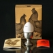 1985 Scandia Pewter Egg Cup, Red Rhode Island