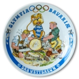 Seltmann Olympia Bavariae platte 1972 Das Wettsaeg'n