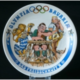 Seltmann Olympia Bavariae platte 1972 Das Preisschnupf'n