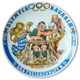 Seltmann Olympia Bavariae platte 1972 stor Das Preisschnupf'n
