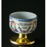 1986 Steinböck Easter egg cup, light blue