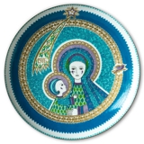 1976 Steinböck 5 years anniversary plate, Madonna with child, Enamel