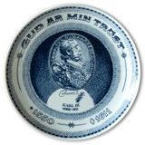 Møntplatte Nr. 19 Svensk Karl IX