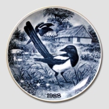 Tove Svendsen, Bird plate Magpie 1988