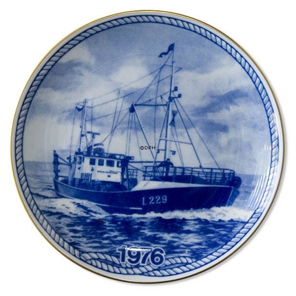 1976 Tove Svendsen Fishing plate