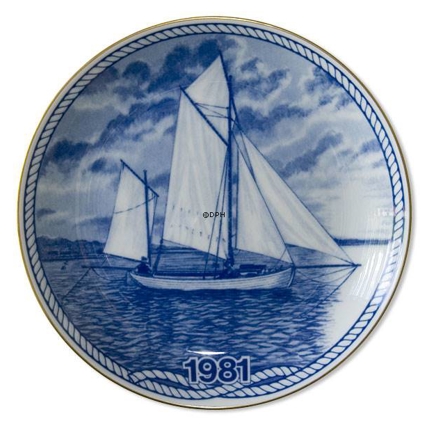 1981 Tove Svendsen Fishing plate