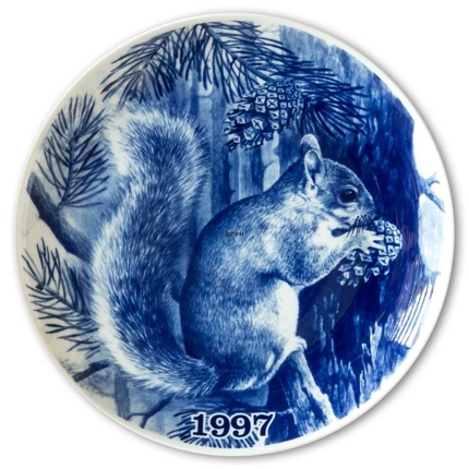 1997 Tove Svendsen, Hunting plate, Grey squirrel