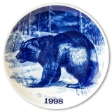 1998 Tove Svendsen, Hunting plate, Wolverine
