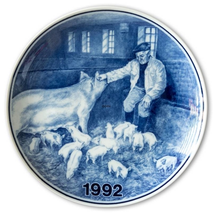 Bauernteller Tove Svendsen 1992 Der Schweinzückter
